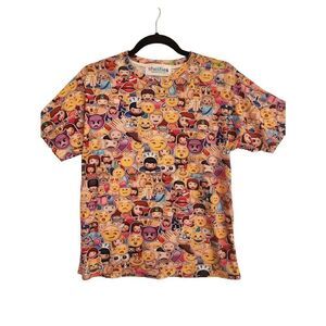 Shelfies emoji invasion T-shirt size small